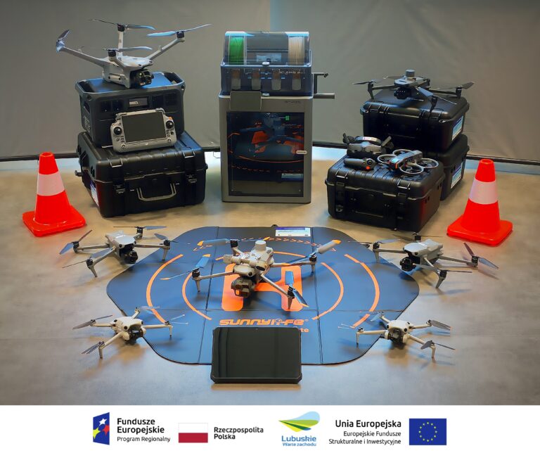 Nowoczesne technologie w&nbsp;Parku Technologii Kosmicznych – zakup specjalistycznych dronów